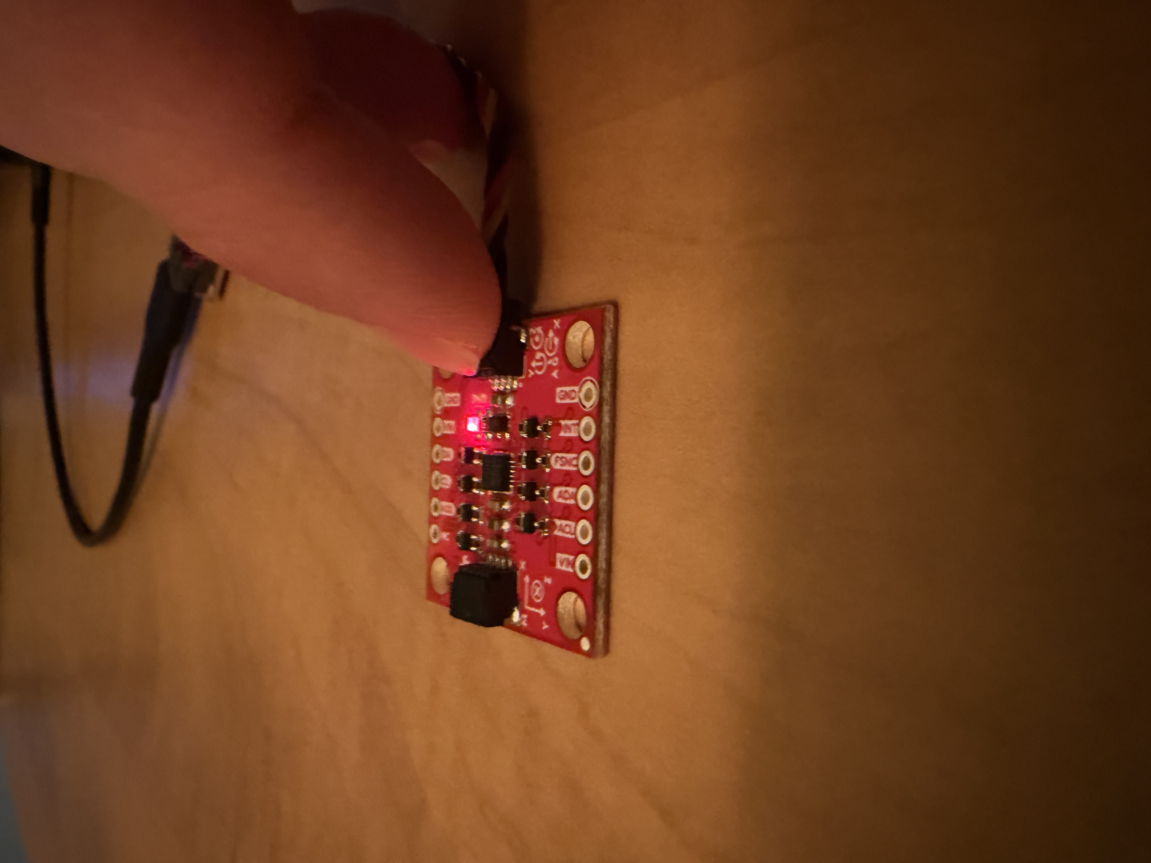 Acceleration plot with +Z up