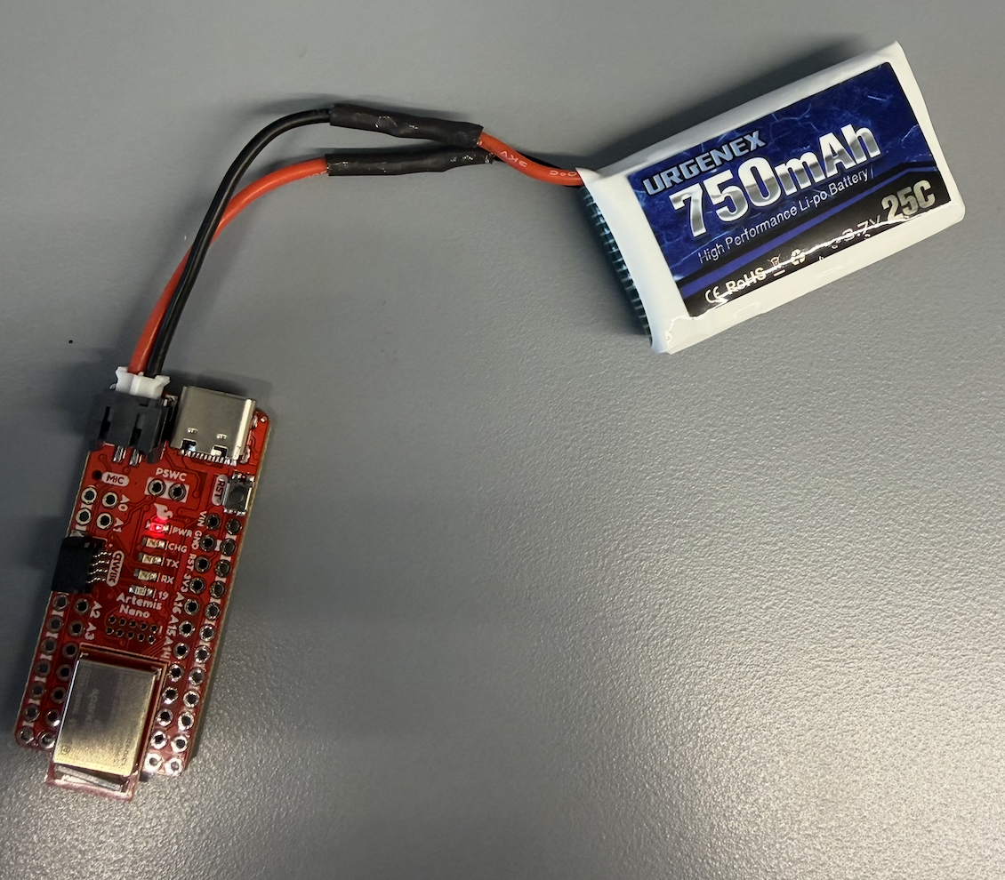 Artemis powered by battery