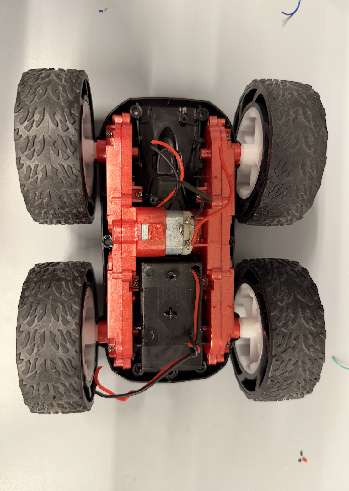 Car with control PCB removed