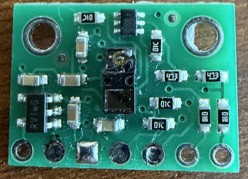 Broken ToF sensor after crash